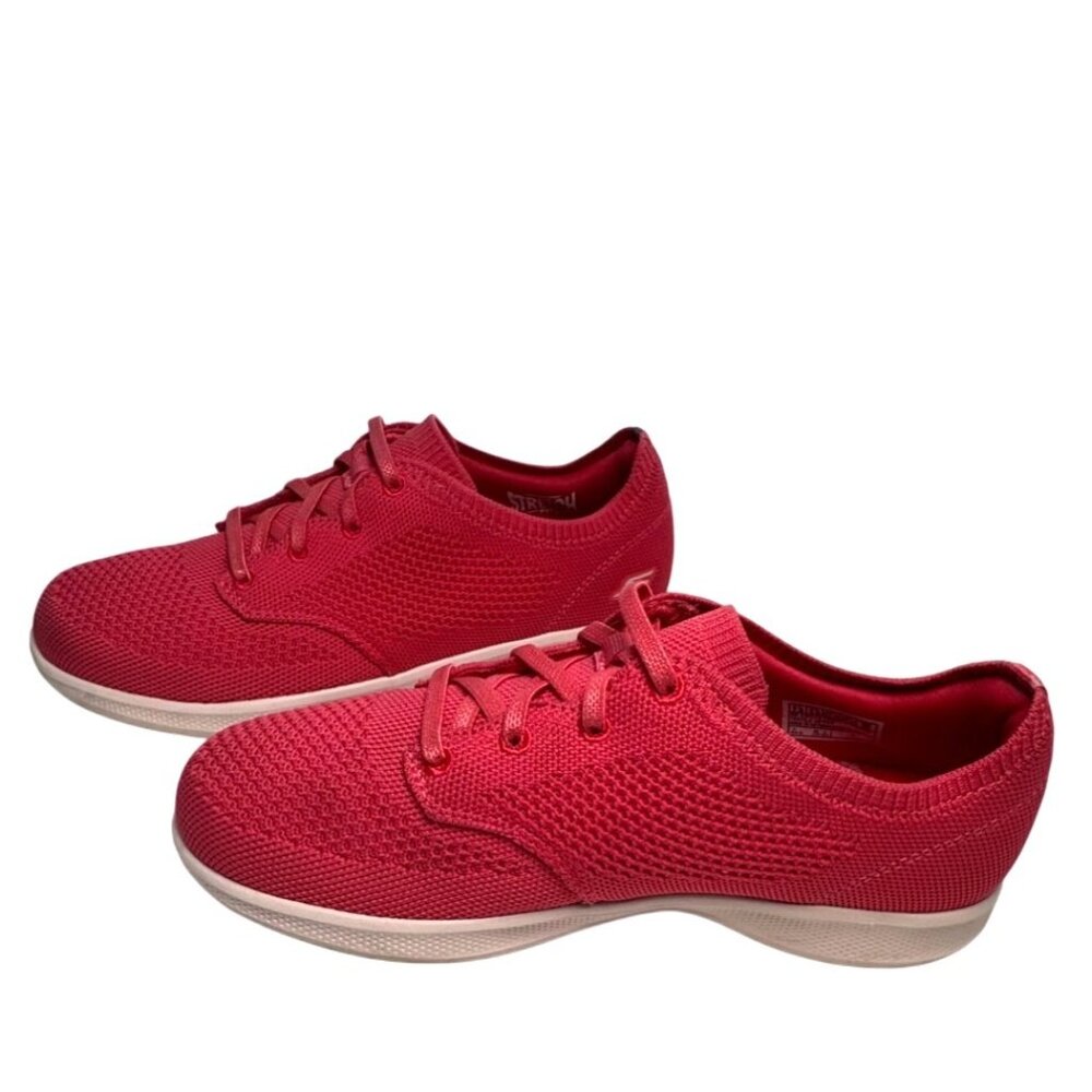 Skechers Go Step Lite Oxford Slip On Goga Mat Mesh Knit Sneakers Size 7.5 - Picture 3 of 7